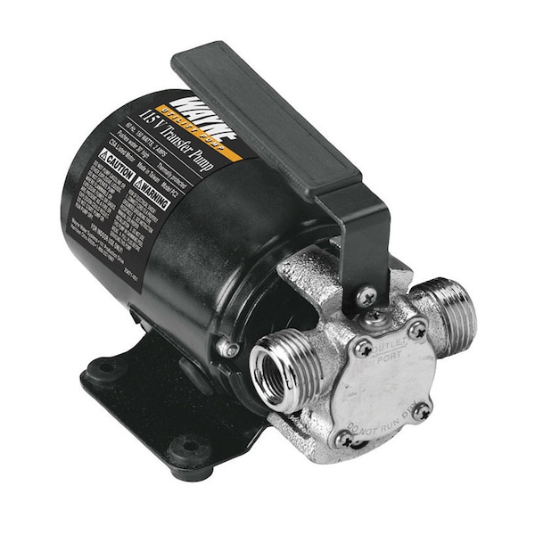 Wayne 1/10 HP 410 gph Aluminum Switchless Switch Bottom AC Transfer Pump